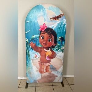 Baby Moana Arch Backdrop Cover